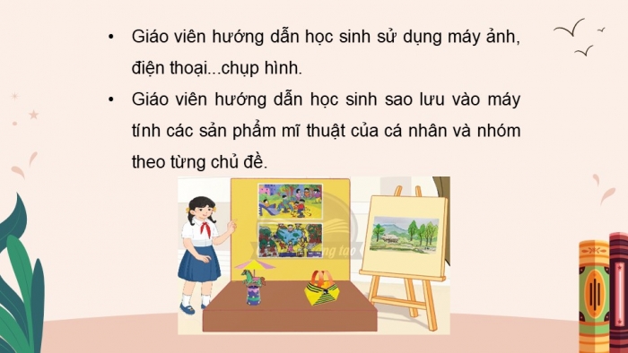 Giáo án điện tử Mĩ thuật 5 chân trời bản 2 Bài Trưng bày cuối năm