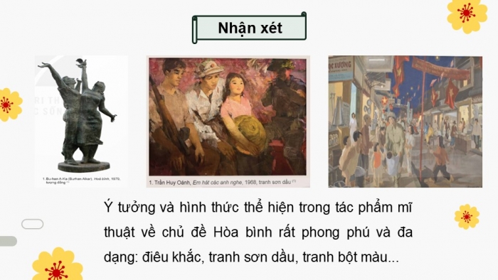 Giáo án điện tử Mĩ thuật 5 kết nối Chủ đề 8: Vì một thế giới hoà bình