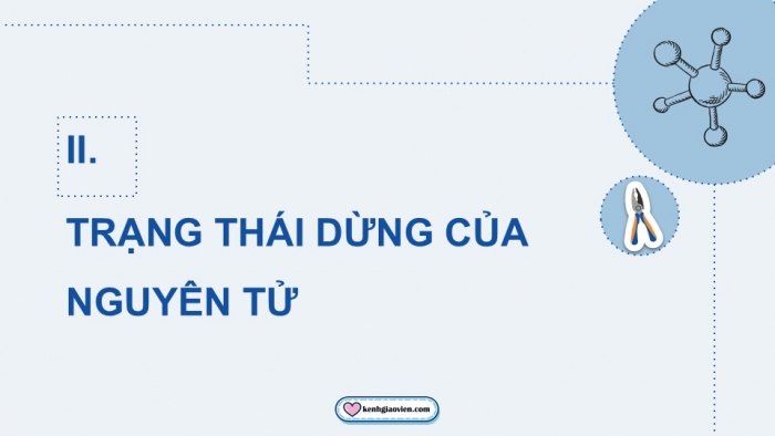 Giáo án điện tử chuyên đề Vật lí 12 kết nối Bài 11: Quang phổ vạch của nguyên tử