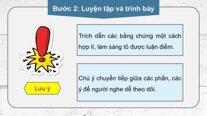 Giáo án điện tử chuyên đề Ngữ văn 12 chân trời CĐ 3 Phần 3: Yêu cầu và cách thức thuyết trình về phong cách sáng tác của một trường phái văn học (cổ điển, lãng mạn hoặc hiện thực)