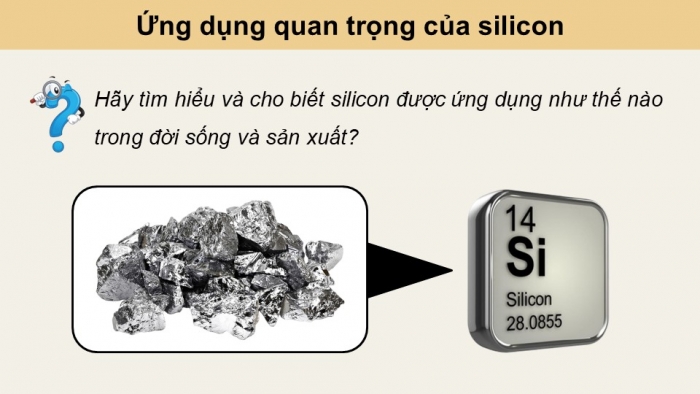 Giáo án điện tử KHTN 9 chân trời - Phân môn Hoá học Bài 32: Khai thác đá vôi. Công nghiệp sillicate