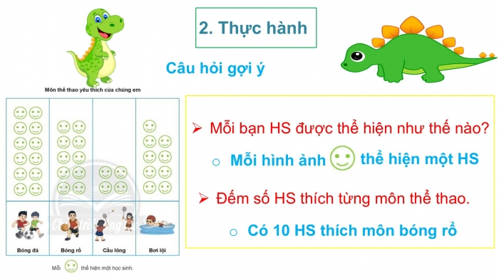 Giáo án PPT Toán 2 chân trời bài Biểu đồ tranh