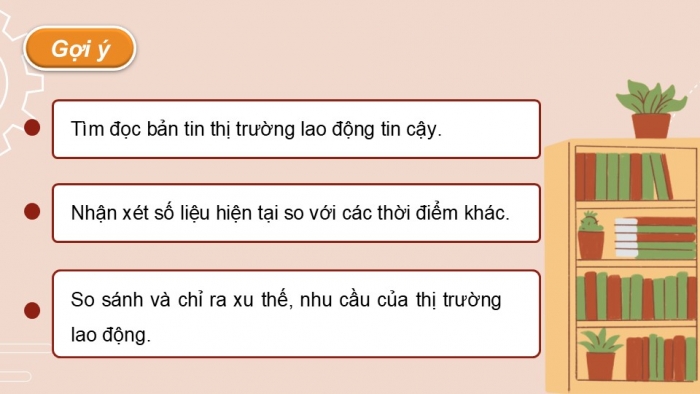 Giáo án điện tử Hoạt động trải nghiệm 12 chân trời bản 1 Chủ đề 7: Xu hướng phát triển nghề nghiệp và thị trường lao động (P2)