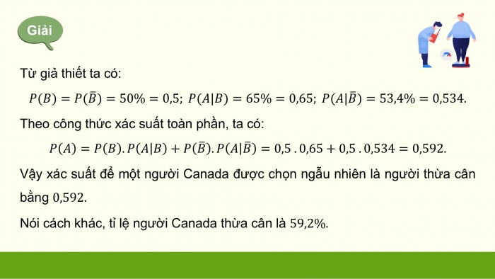 Giáo án điện tử Toán 12 cánh diều Bài 2: Công thức xác suất toàn phần. Công thức Bayes