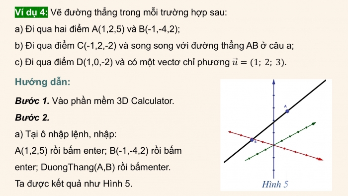 Giáo án điện tử Toán 12 cánh diều Bài Thực hành phần mềm GeoGebra