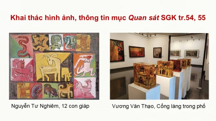 Giáo án điện tử Mĩ thuật 9 kết nối Bài 13: Khuynh hướng sáng tác mĩ thuật