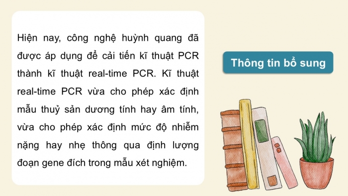 Giáo án điện tử Công nghệ 12 Lâm nghiệp - Thủy sản Kết nối Bài 25: Ứng dụng công nghệ sinh học trong phòng, trị bệnh thủy sản