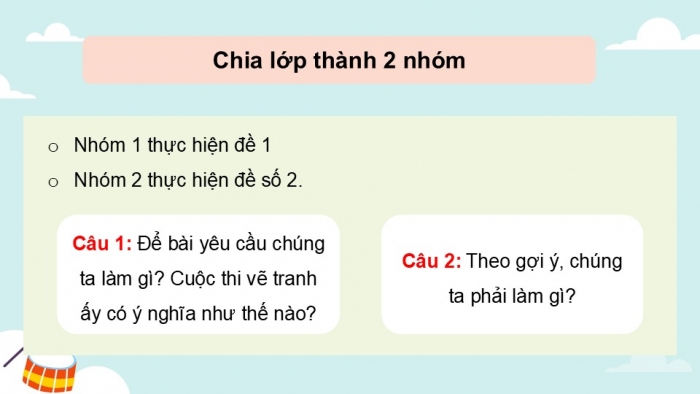 Giáo án điện tử Tiếng Việt 5 cánh diều Bài 16: Trao đổi Vì hạnh phúc trẻ thơ