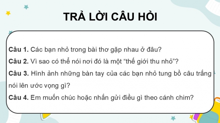 Giáo án điện tử Tiếng Việt 5 cánh diều Bài 18: Ngày hội