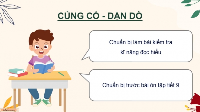 Giáo án điện tử Tiếng Việt 5 cánh diều Bài 19: Ôn tập cuối năm học (Tiết 8)