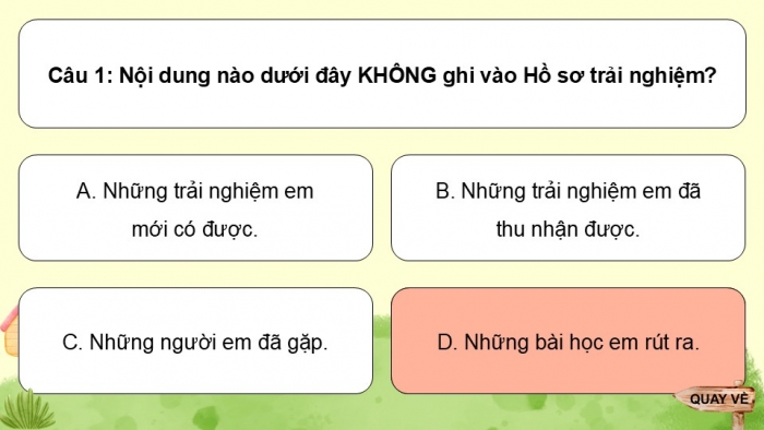 Giáo án điện tử Hoạt động trải nghiệm 5 kết nối Tuần 35