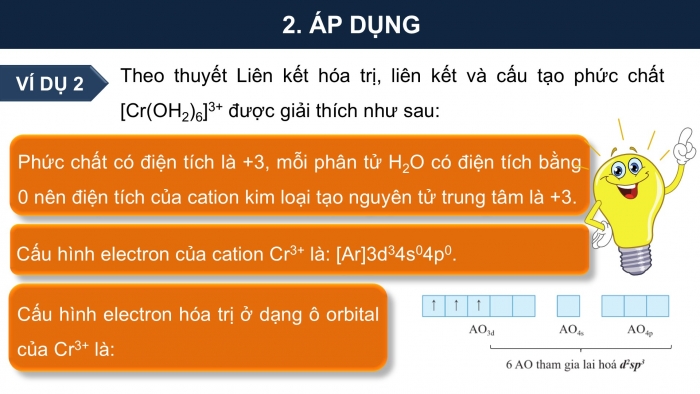 Giáo án điện tử chuyên đề Hoá học 12 cánh diều Bài 7: Liên kết và cấu tạo của phức chất