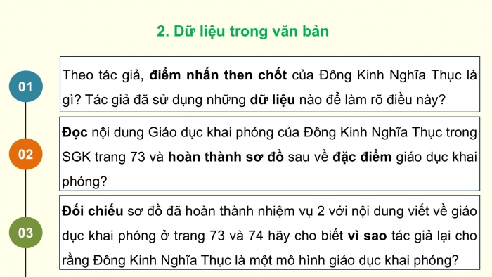 Giáo án điện tử Ngữ văn 12 kết nối Bài 8: Giáo dục khai phóng ở Việt Nam nhìn từ Đông Kinh Nghĩa Thục (Nguyễn Nam)