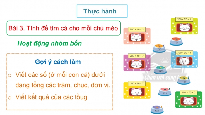 Giáo án PPT Toán 2 chân trời bài Viết số thành tổng các trăm, chục, đơn vị