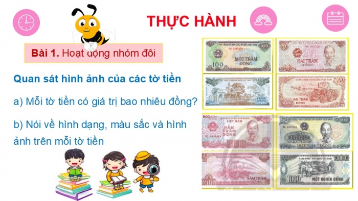 Giáo án PPT Toán 2 chân trời bài Tiền Việt Nam