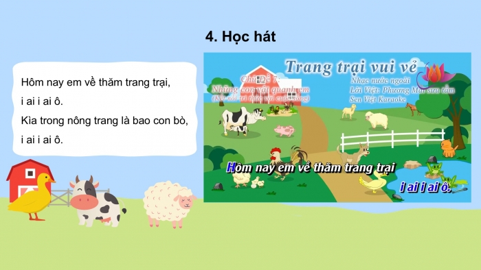 Giáo án PPT Âm nhạc 2 kết nối Tiết 27: Học bài hát Trang trại vui vẻ