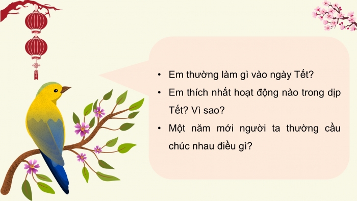 Giáo án PPT Âm nhạc 2 chân trời Tiết 2: Hát Một năm mới bình an