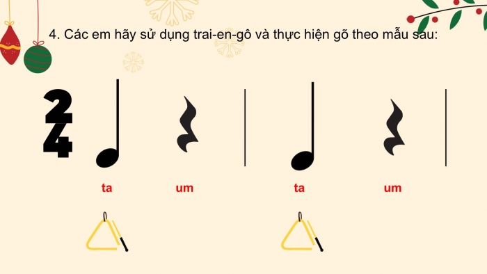 Giáo án PPT Âm nhạc 2 chân trời Tiết 4: Giới thiệu nhạc cụ gõ nước ngoài, Nhà ga âm nhạc