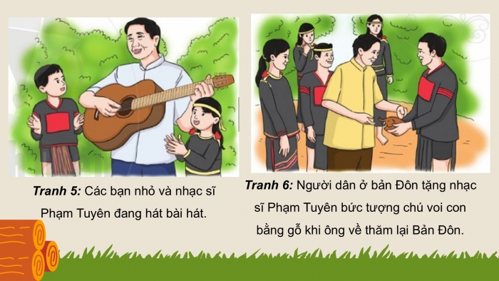 Giáo án PPT Âm nhạc 2 cánh diều Tiết 33: Nhạc cụ, Thường thức âm nhạc Câu chuyện âm nhạc Bài hát về chú voi con, Vận dụng – Sáng tạo Tìm những từ ẩn trong ô chữ