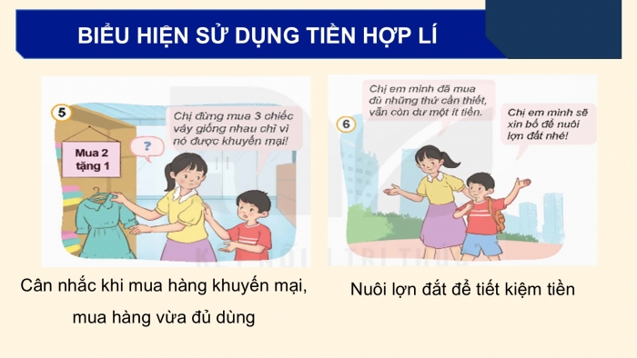 Giáo án điện tử Đạo đức 5 kết nối Bài 8: Sử dụng tiền hợp lí