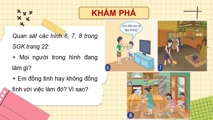 Giáo án PPT Tự nhiên và Xã hội 2 chân trời Bài 4: Giữ vệ sinh nhà ở