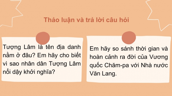 Giáo án PPT Lịch sử 6 kết nối Bài 19: Vương quốc Chăm-pa từ thế kỉ II đến thế kỉ X