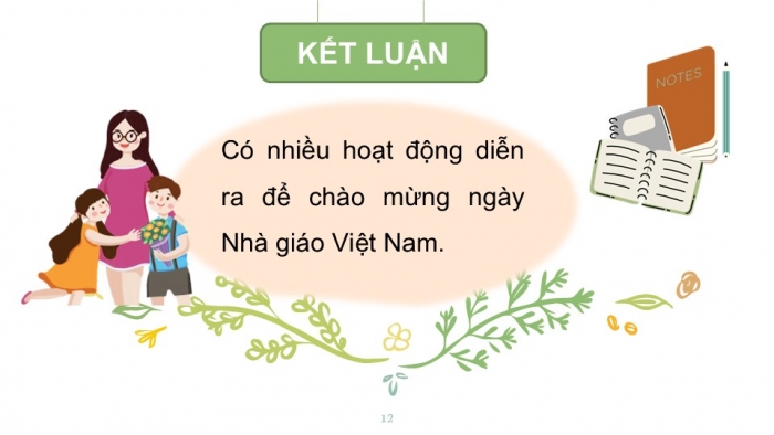 Giáo án PPT Tự nhiên và Xã hội 2 chân trời Bài 7: Ngày Nhà giáo Việt Nam