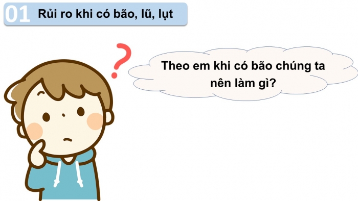 Giáo án PPT Tự nhiên và Xã hội 2 chân trời Bài 28: Phòng tránh rủi ro thiên tai