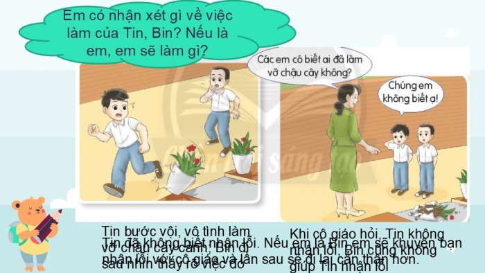 Giáo án PPT Đạo đức 2 chân trời Bài 2: Nhận lỗi và sửa lỗi