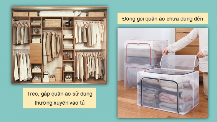 Giáo án PPT Công nghệ 6 cánh diều Bài 11: Bảo quản trang phục