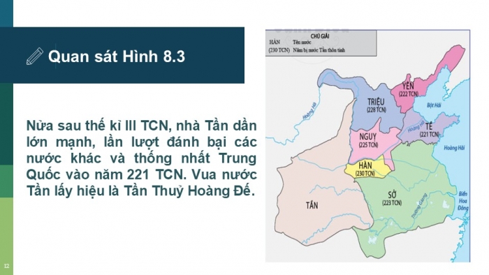 Giáo án PPT Lịch sử 6 cánh diều Bài 8: Trung Quốc từ thời cổ đại đến thế kỉ VII