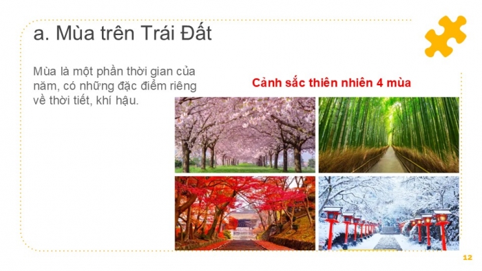 Giáo án PPT Địa lí 6 kết nối Bài 8: Chuyển động của Trái Đất quanh Mặt Trời và hệ quả