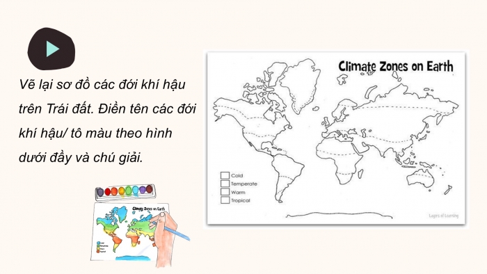 Giáo án PPT Địa lí 6 kết nối Bài 25: Sự phân bố các đới thiên nhiên trên Trái Đất