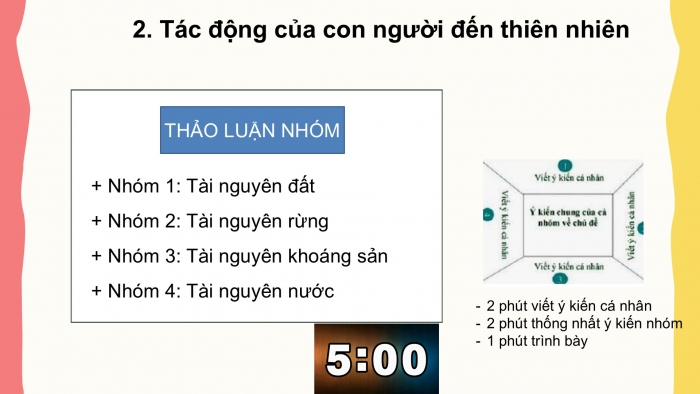 Giáo án PPT Địa lí 6 kết nối Bài 28: Mối quan hệ giữa con người và thiên nhiên