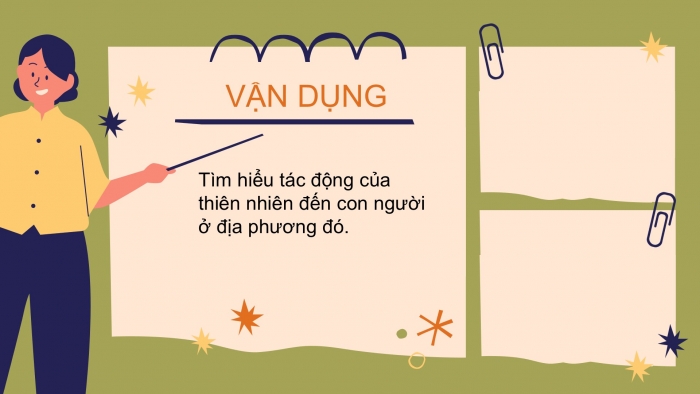 Giáo án PPT Địa lí 6 cánh diều Bài 26 Thực hành: Tìm hiểu tác động của con người lên môi trường tự nhiên trong sản xuất