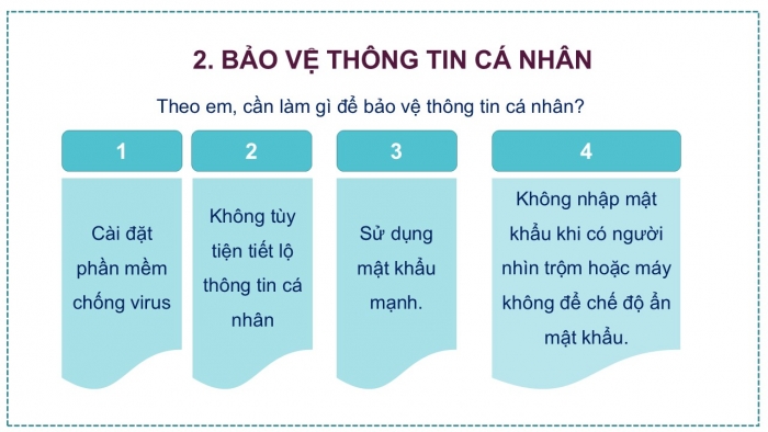 Giáo án PPT Tin học 6 cánh diều Bài 2: Sự an toàn và hợp pháp khi sử dụng thông tin