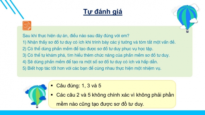 Giáo án PPT Tin học 6 cánh diều Bài 8 Dự án nhỏ: Lợi ích của sơ đồ tư duy