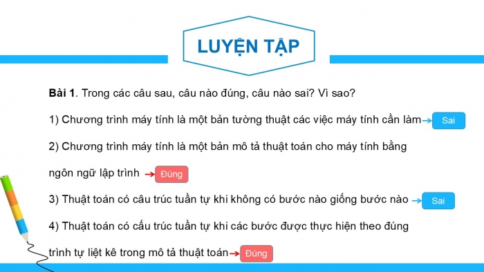 Giáo án PPT Tin học 6 cánh diều Bài 2: Mô tả thuật toán. Cấu trúc tuần tự trong thuật toán