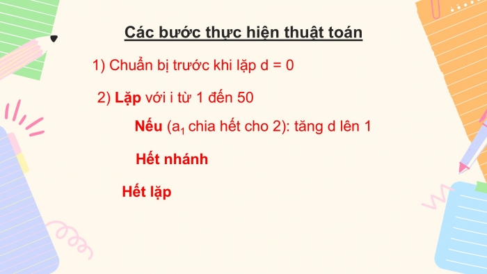 Giáo án PPT Tin học 6 cánh diều Bài 5: Thực hành về mô tả thuật toán