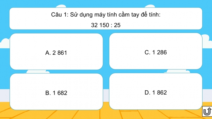 Giáo án điện tử Toán 5 chân trời Bài 60: Sử dụng máy tính cầm tay