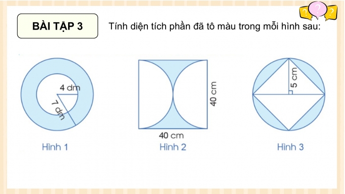 Giáo án điện tử Toán 5 cánh diều Bài 56: Diện tích hình tròn