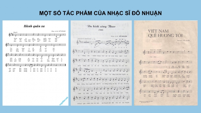 Giáo án PPT Âm nhạc 6 cánh diều Tiết 2: Ôn tập bài hát Lí cây đa, kết hợp gõ đệm bằng nhạc cụ gõ và động tác cơ thể, Nghe bài hát Việt Nam quê hương tôi, Nhạc sĩ Đỗ Nhuận