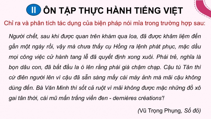 Giáo án điện tử Ngữ văn 12 chân trời Bài 7: Ôn tập