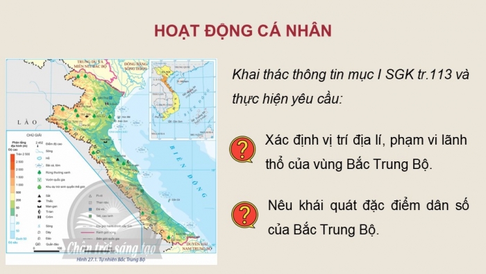 Giáo án điện tử Địa lí 12 chân trời Bài 27: Phát triển nông nghiệp, lâm nghiệp, thuỷ sản ở Bắc Trung Bộ