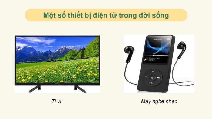 Giáo án điện tử Công nghệ 12 Điện - Điện tử Cánh diều Bài 13: Khái quát về kĩ thuật điện tử