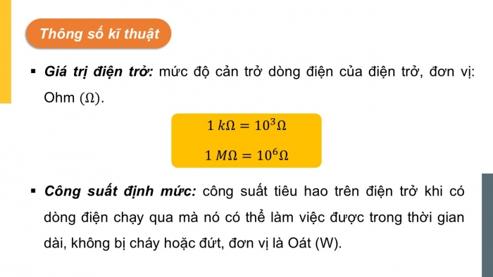 Giáo án điện tử Công nghệ 12 Điện - Điện tử Cánh diều Bài 15: Một số linh kiện điện tử phổ biến