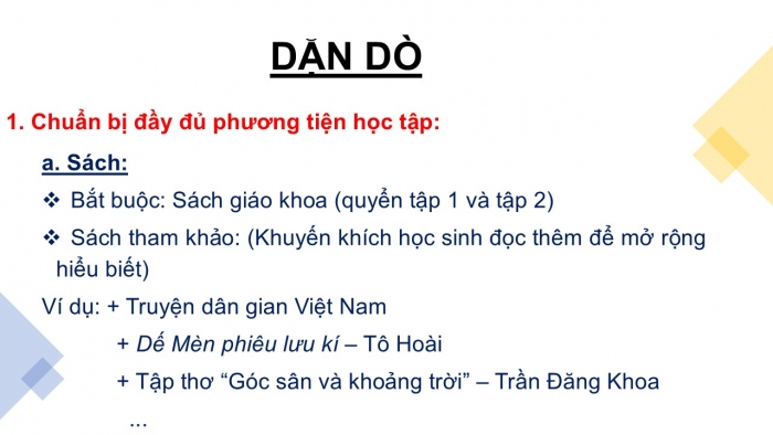 Giáo án PPT Ngữ văn 6 cánh diều Bài mở đầu Tiết 2: Đọc hiểu văn bản văn học