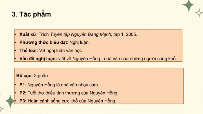 Giáo án PPT Ngữ văn 6 cánh diều Bài 4: Nguyên Hồng – nhà văn của những người cùng khổ