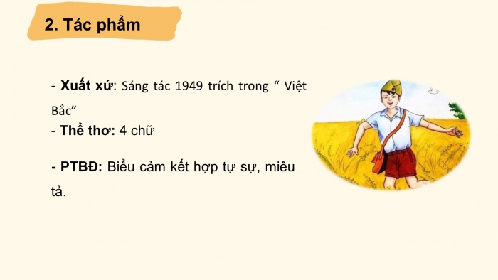 Giáo án PPT Ngữ văn 6 cánh diều Bài 7: Lượm