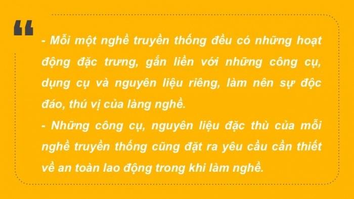 Giáo án PPT HĐTN 6 cánh diều Chủ đề 8: An toàn lao động ở các làng nghề - Tuần 32